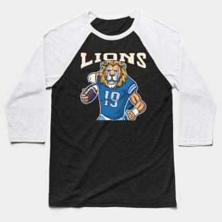 Detroit lions football vector design Baseball T-Shirt